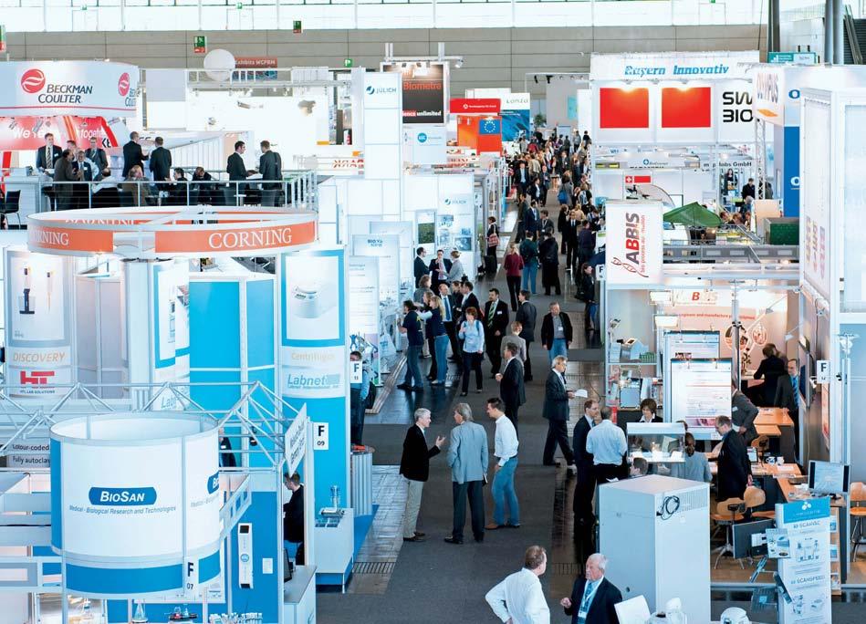 YOUR POTENTIAL CUSTOMERS Renowned companies that took part in BIOTECHNICA in 2009/2010: Analytik Jena, Beckman Coulter, Boehringer Ingelheim, German Federal Ministry for Education and Research