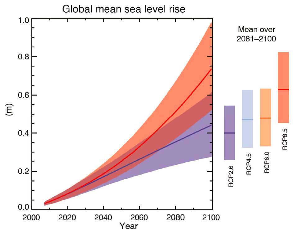 Sea level rise will continue beyond 2100 Coastal systems and low-lying areas will