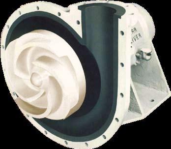 Centrifugal Pump Handle Corrosive and Abrasive Solids Olivite centrifugal pumps are constructed of heavy metal, and are lined with 1/4-inch highly corrosion and abrasion-resistant liner materials