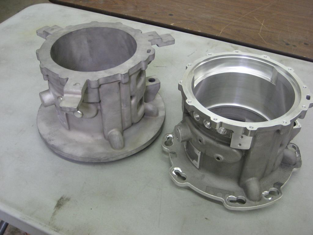 Potential Machine Shop Acquisition Generator housing before and after machining Revenues could potentially be increased 4x by machining castings as a value-added added service.