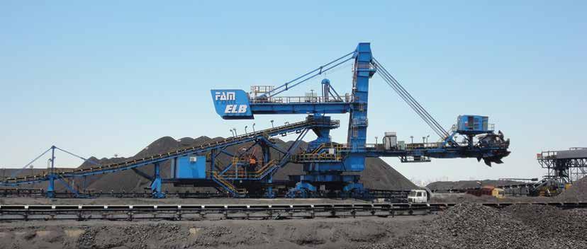 TRAIN / TRUCK LOADING AND UNLOADING SYSTEMS The in-house designed ELB train / truck loading and unloading systems have been proven in numerous iron ore, coal and bauxite applications worldwide.