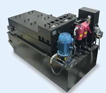 conveyor and coolant unit with fine filtration Solution for