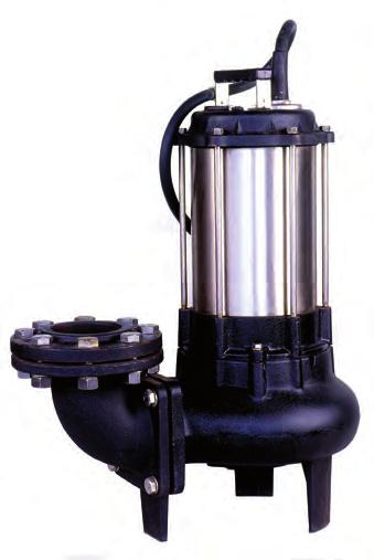 25 DRV-V series Sewage Pump 20 HEAD M 15 10 DRV 30-3V DRV 20-3V DRV 10-3V DRV 50-3V Sewage pump for handling heavily polluted wastewater Hardened non-clogging vortex impeller for 5 superior operation