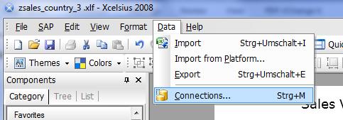 3.1.2 Configure Data Connection to BCV In Xcelsius, you can
