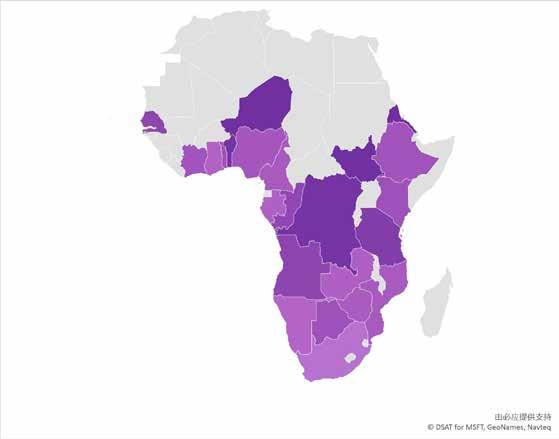 Sub- Saharan Africa Sub-Saharan Africa covers many countries, most of which are the world s least developed countries.