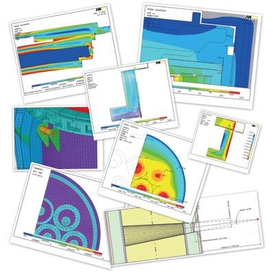 CEFRI NQA-1 compliant Engineering - Studies: Conceptual design, preliminary design, Engineering substantiation, detail design - Systems and Processes - Mechanical and thermal calculations - Seismic