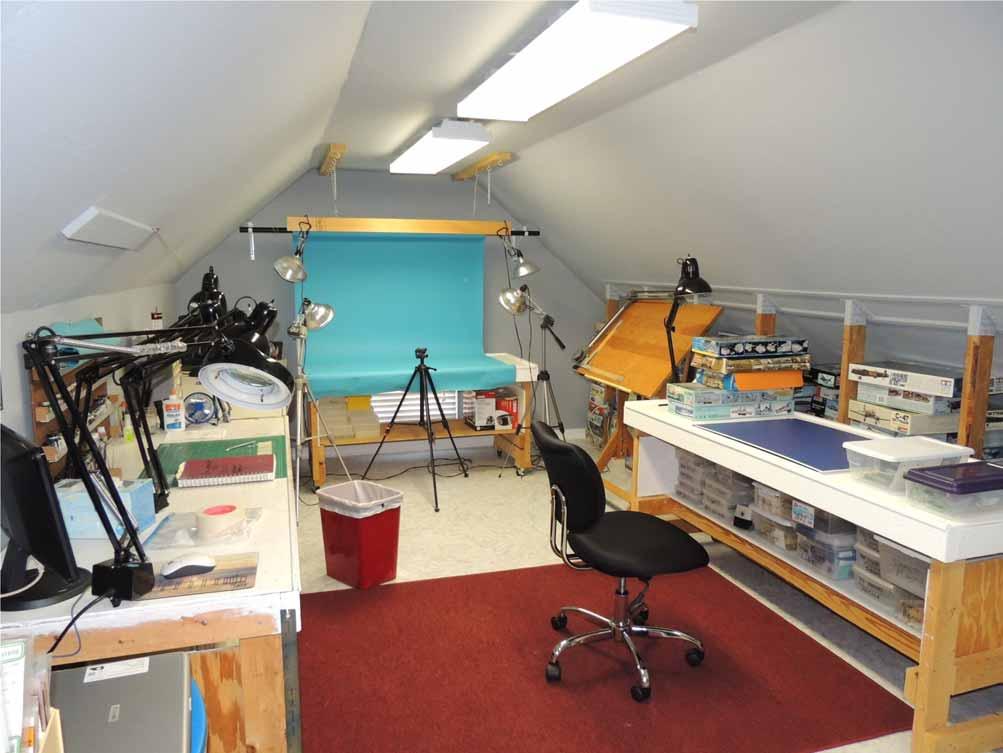 MIKE ASHEY PRODUCTIONS PRESENTS MIKE ASHEY S PHASE-II HOBBY ROOM EXPANSION The area above our garage was an unfinished room so years ago I decided to close in about half of it and make it my hobby