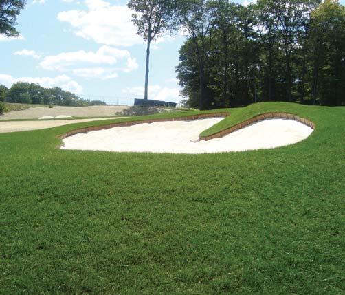 TerraBunker Soil Separation / Sand Retention Matting Sand Bunker construction on golf courses can be hampered by the movement of bunker sand on steep inclines, creating washouts, and leading to