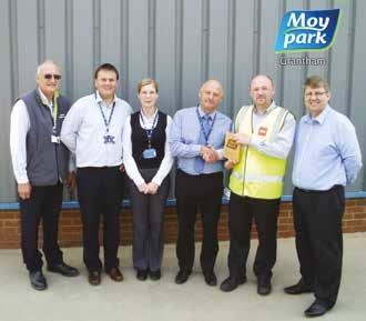 WASTE REDUCTION Over 96% of Waste Diverted from Landfill Water Reduction in Action in Grantham Moy Park won the prestigious Environmental Initiative of the Year Award at the Meat Trades Journal Meat