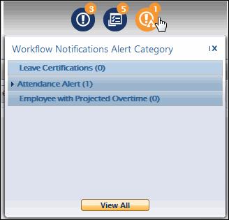 To use the Details button, do the following: 1. Open the desired workspace or widget. 2. Select the desired Time Period and Employee Group. The appropriate records for that selection display. 3.