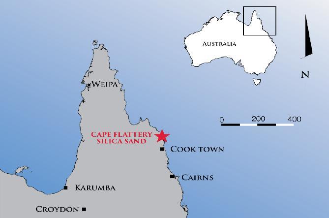 Cape Flattery Silica Sands Project (Qld) 100% Maiden sampling program at Cape Flattery Project