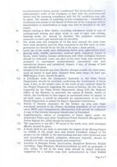 Document Title: Draft EIA & EMP Study Report of Rowale Bauxite Mine, Rowale Village, Dapoli Taluka, Ratnagiri District,