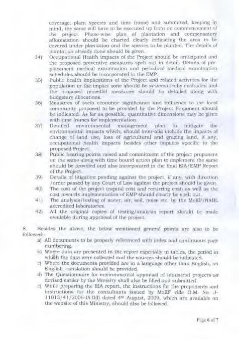 Document Title: Draft EIA & EMP Study Report of Rowale Bauxite Mine, Rowale Village, Dapoli Taluka, Ratnagiri District,