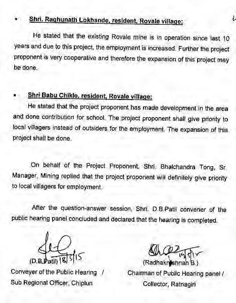Final EIA & EMP Report of Rowale Bauxite Mine expansion from 2.5 LTPA to 8.