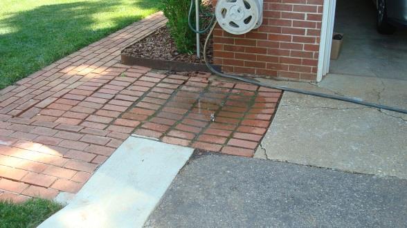3. Brick walkway: Remove and install new