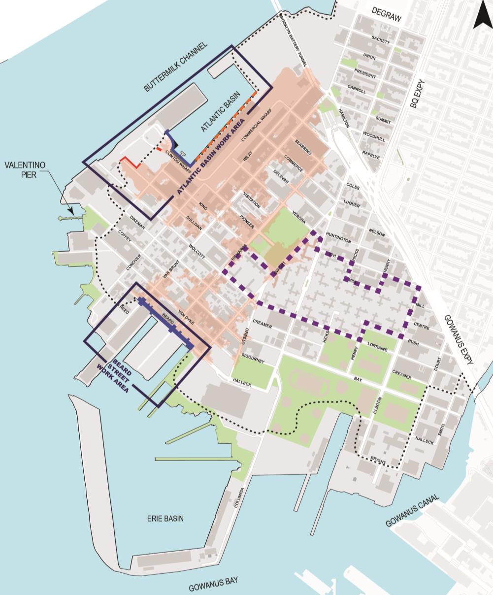Red Hook Integrated Flood Protection System Proposed Project Areas Proposed project will reduce flood risks from a 10 year storm + 1 SLR.