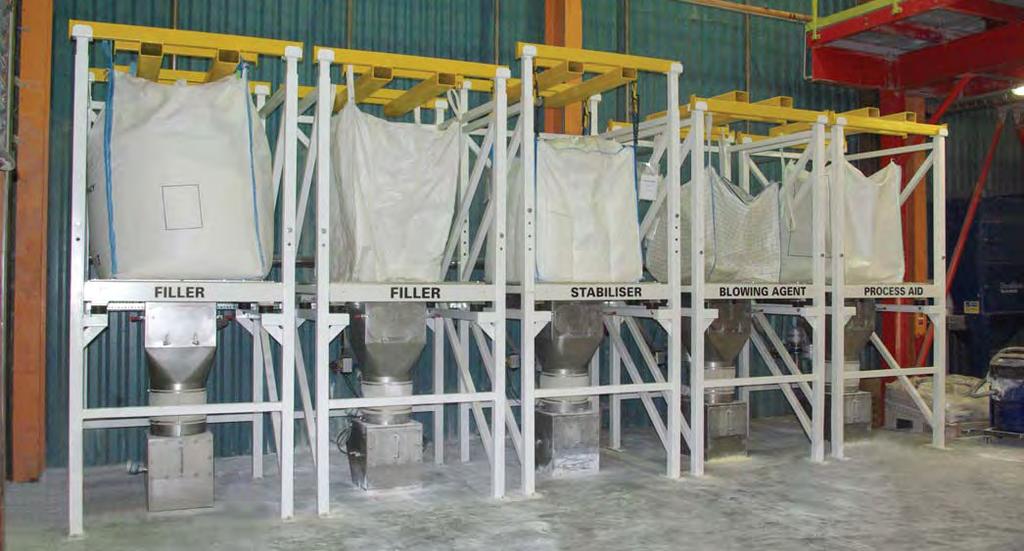 Products : FIBC - BIG BAG HANDLING: STB have designed a technically advanced range of big bag discharge and filling systems.