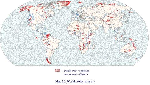 SUSTAINABLE LANDSCAPES Protected areas: 10-15%