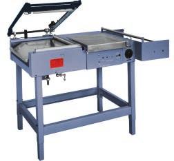 operated machine for wrapping packages in centerfolded film.