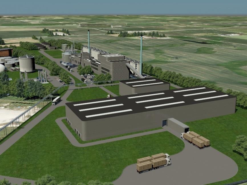 New development: Cellulosic Ethanol / Biorefinery Plans for a biorefinery based on DONG Energy / Inbicon technology Local utility companies with Novozymes & DONG Energy Integrated with local CHP and