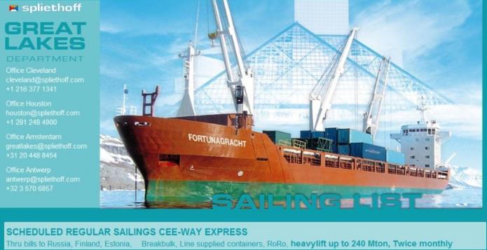 Market Containerization Cleveland Europe Express The Cleveland-Europe Express is the only direct, scheduled vessel