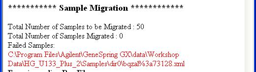 Automatic GX 7 Data Migration When migration is