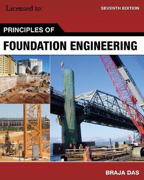 Course General Information Learning Resources Main reference test book: Principles of Foundation Engineering, Braja M Das, 7 th ed, 2011 (or later ed) Other useful references: Principle of