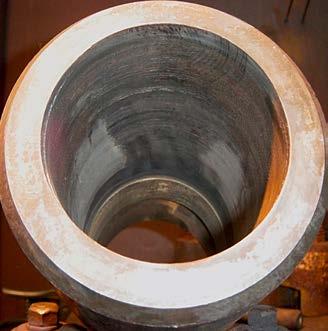 Lower Bearing scraped (gray area remaining coating) Repaired and returned to service Typical Applications for DURUM hard-facing consumables: Drill-pipe tool-joints (low-friction, low