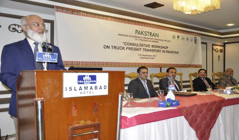 The Honorable, Guest of Honor, Rear Admiral Habib-ur-Rehman Qureshi, General Manager (Operations), Karachi Port Trust (KPT) in his speech thanked organizers of the workshop for inviting him and KPT