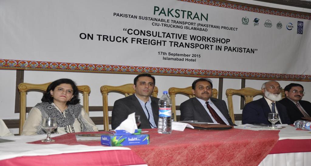 He also briefly shared the interesting facts & figures related to Karachi Port Trust with the participants of the workshop.