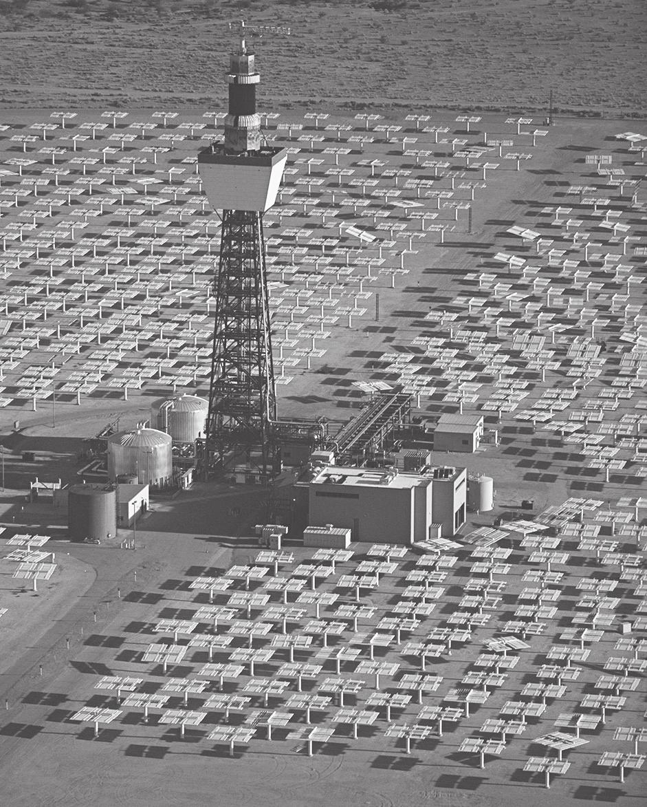 20 5 FIGURE 5 shows a solar thermal power station that has been built in a hot desert.