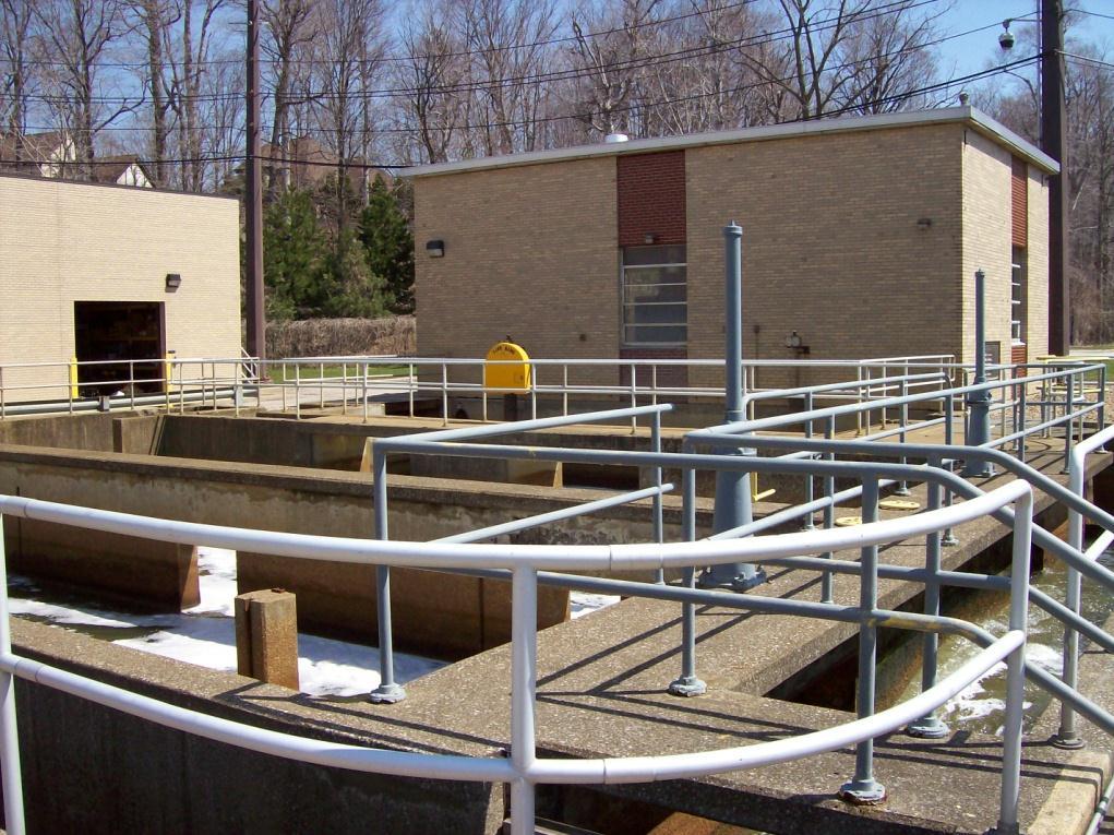 Settled Sewage Pump Station Pumps Primary Treated Wastewater to Secondary Treatment Wet Well - Converted Chlorine