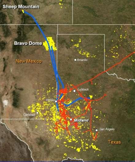 Permian Basin Is The Core Domestic Asset Oxy Acreage Oil Pipelines CO2 Pipelines EOR Business 2015 Production - 145 MBOEPD 1 million net acres 1.