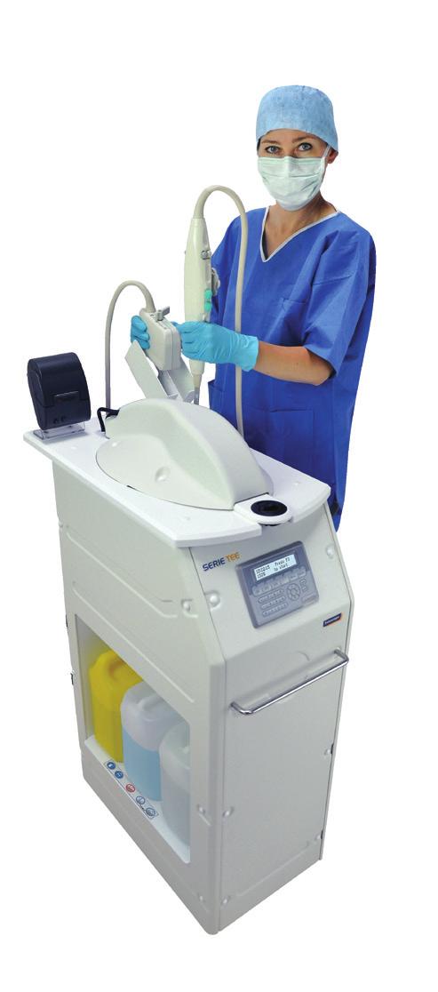 ADVANCED DISINFECTION SYSTEM The Serie TEE features an innovative architecture that separates the immersed distal end of the probe from