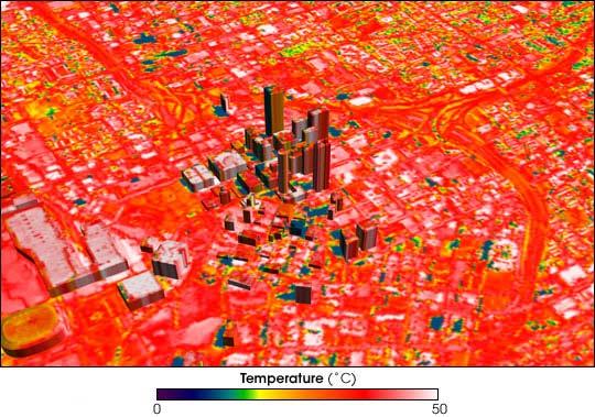 Hot-Lanta May 11-12, 12, 1997, NASA metropolitan Atlanta thermal data.
