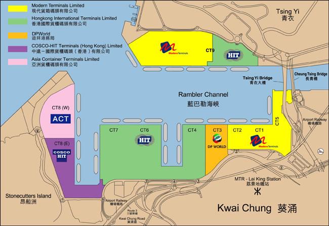 Containers carried by river vessels account for an increasing portion of Hong Kong Port s total throughput, representing 30.3% of the total volume in 2008 compared with 12.6% in 1995. Figure 5.