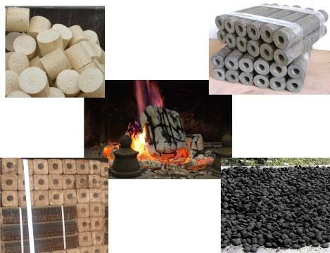 Fuel pellets Briquettes are made of different types: from bricks