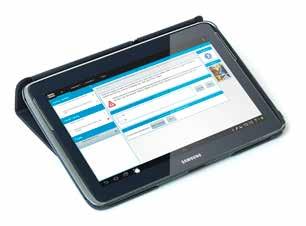 TABLET Since the audit process is completely digital on an Android tablet with a camera, we incorporate many functions into a single tool.