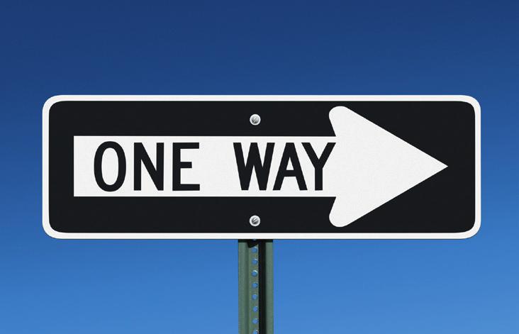 The path of the data can be considered a one-way or a two-way street.