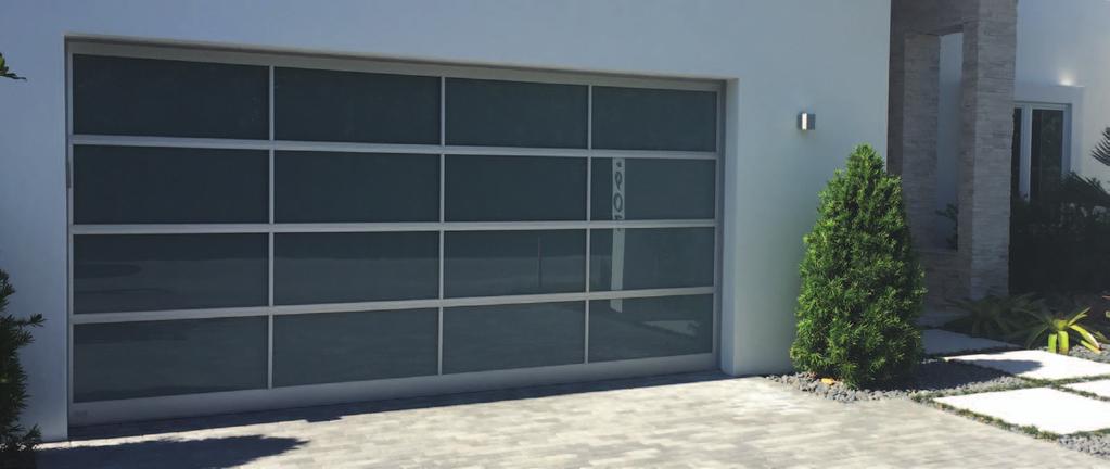GLASS GARAGE DOORS SIW Glass Garage Door (NOA Pending) If a contemporary style is what you want, SIW glass garage doors are a perfect complement to your home s clean, modern look.