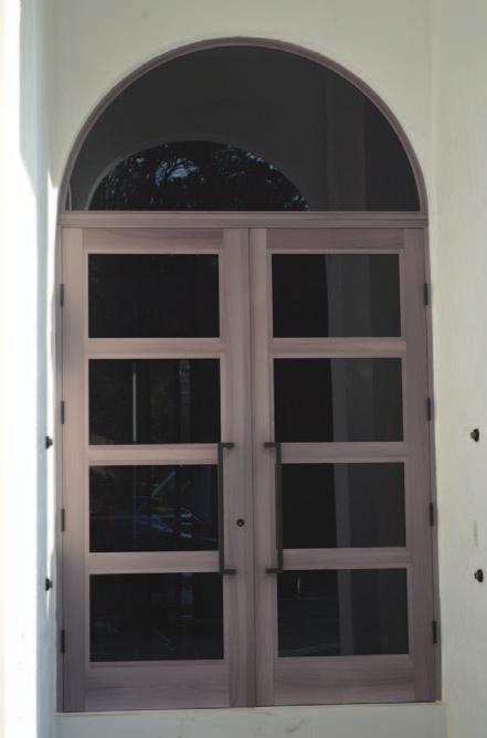 Maximum size tested 172"x 144 with transom and side lites. Double door 76 x 132 and single doors 48 x 120.