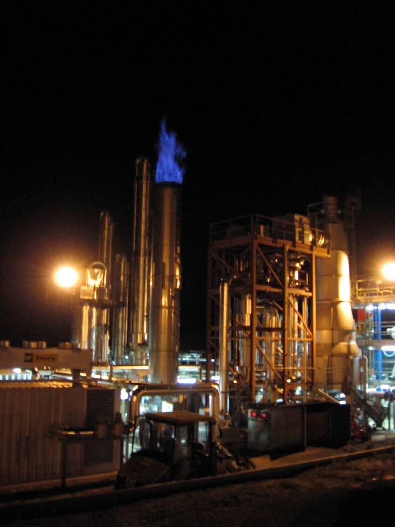 Technology challenges Gas treatment OLGA by night
