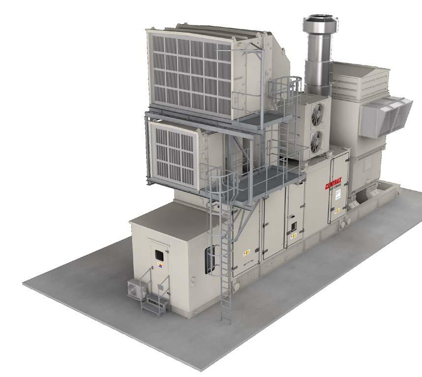 PACKAGE FEATURES A range of engine variants available, from 10-15MW, to closely match customers energy requirements.