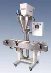 A-400 Economy The economy model A-400E features the proven A-100 filling head, an open base frame with a mechanical jack, versatile pneumatic indexing and a 6 stainless steel conveyor.