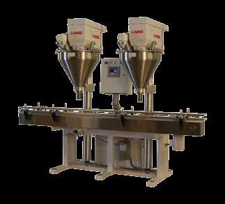 Utilizing its two-station design, the A-500 fillers can increase production rates, perform bulk and dribble fills or put two products in the same container.