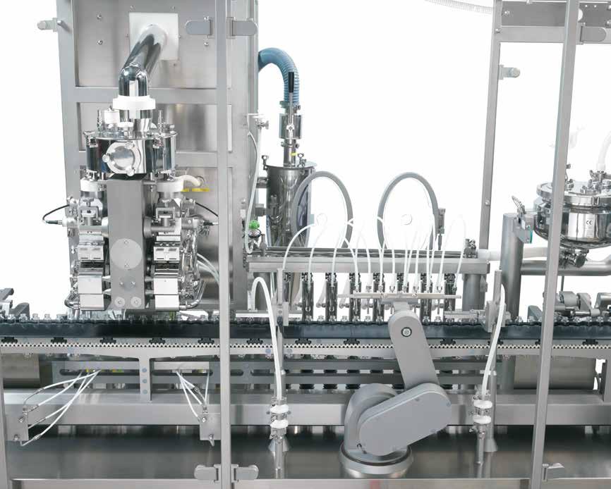 XTREMA FULLY INTEGRATED SOLUTIONS Powder filling system Liquid filling system MULTIPLE FILLING SYSTEMS CAN BE INSTALLED ON SAME MACHINE FRAME (E.G.: LIQUIDS & POWDERS) TO BE USED ALTERNATIVELY.