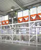 Handling of large, medium and small components with AZO container systems Container systems are