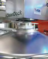 CleanDock provides a docking system that combines two important functions: dust-free docking with