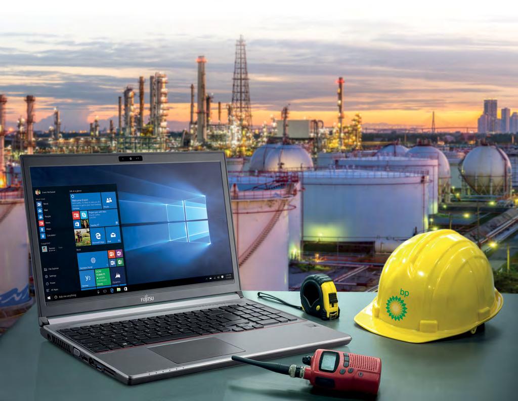 Why Fujitsu - a generation of Microsoft and Windows expertise Case study: British Petroleum Multinational BP needed a partner to carry out Windows upgrades for 10,500 users across 27 countries in