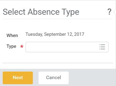 Type leave in the Type field to see all Leave of Absence types to submit a request for Leave of Absence. Step 4: Review your request.